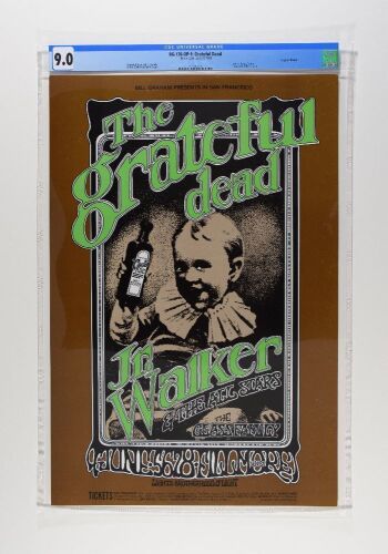 1969 BG-176 Grateful Dead Fillmore West Poster CGC 9.0