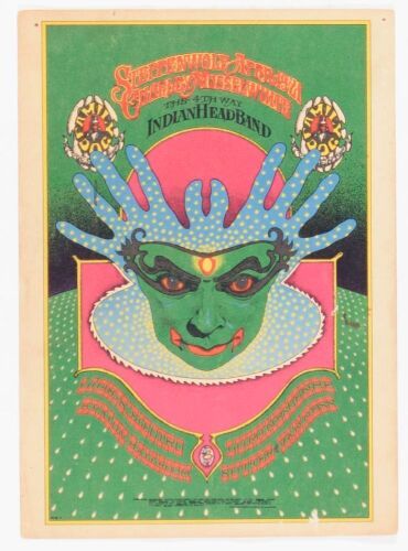 1968 FD-115 Steppenwolf Charley Musselwhite Avalon Ballroom Postcard Extra Fine 61