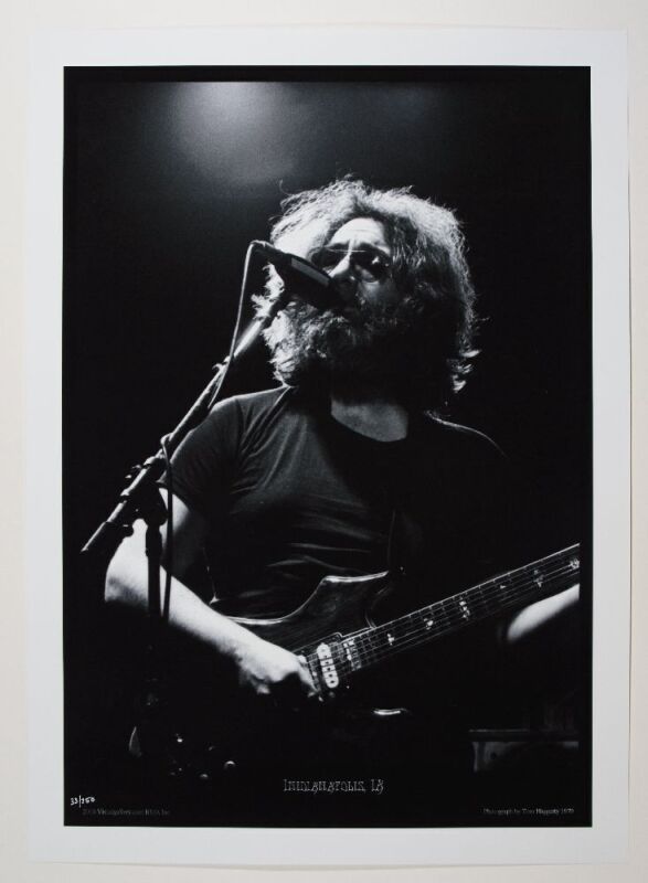 2010 Jerry Garcia Indianapolis Commemorative LE Print Poster Mint 91