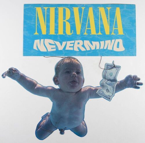 1991 Nirvana Nevermind Geffen Records In Store Promotional Mobile Excellent 77