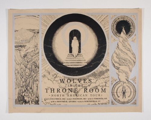 2011 Wolves in the Throne Room North American Tour LE Poster Extra Fine 69