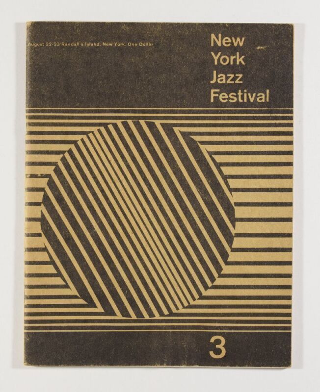 1958 Thelonious Monk Miles Davis Sextet with John Coltrane New York Jazz Festival Program Excellent 79