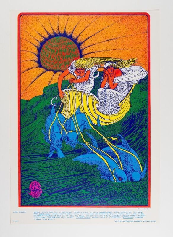 1967 FD-D14 Canned Heat 1601 W Evans Street Denver Poster Mint 95