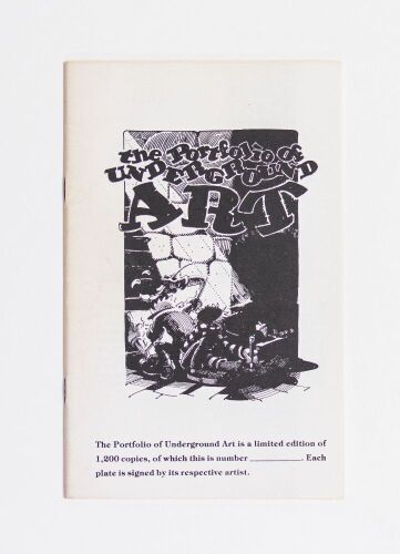 1980 Rick Griffin R. Crumb The Portfolio of Underground Art LE Booklet Excellent 77