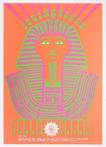 1967 FD-47 Miller Blues Band Avalon Ballroom RP2 Poster Near Mint 87