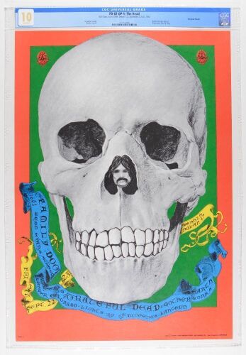 1967 FD-82 Grateful Dead 1601 W Evans Street Denver Poster CGC 10