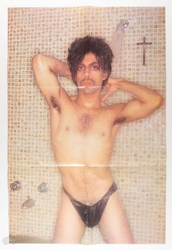 1981 Prince Controversy Warner Brothers Records Large Promotional Poster Excellent 75