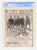 1966 FD-IV Jefferson Airplane The Charlatans California Hall Handbill CGC 7.0