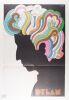 1967 Milton Glaser Bob Dylan Columbia Records Poster Excellent 79