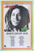 1978 Bob Marley & the Wailers Babylon By Bus Tour Poster Excellent 75