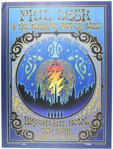 2017 Phil Lesh & Terrapin Family Band The Brooklyn Bowl Excellent 75