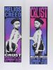 Lot of 2 Helios Creed and Crust Cannibal Club Austin Signed Kozik Posters Near Mint 89