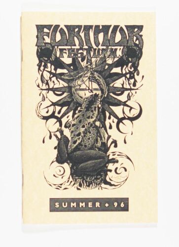 1996 Ratdog Hot Tuna Bruce Hornsby Los Lobos Furthur Festival Summer Tour Itinerary Booklet Mint 91