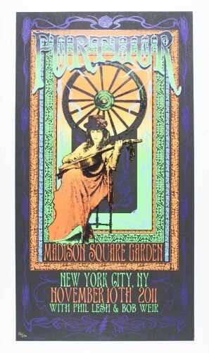 2011 Furthur Madison Square Garden LE Poster Excellent 79