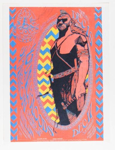 1966 FD-39 The Youngbloods Sparrow Avalon Ballroom Signed Kelley & Mouse Handbill Near Mint 85