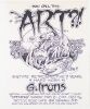 1983 Greg Irons Retrospective Art Exhibit The Tattoo Rose Cafe Flyer Mailer Extra Fine 69