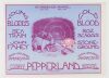 1971 Youngbloods Sea Train Cold Blood Boz Scaggs Pepperland San Rafael Handbill Excellent 73