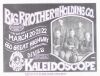 1970 FD-700320 Big Brother & The Holding Company 660 Great Highway Handbill Excellent 73