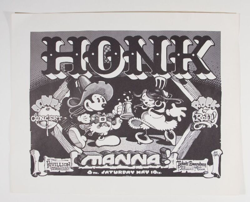1975 Rick Griffin Honk Orange County Fairgrounds Poster Mint 91
