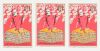 1970 BG-222 Jefferson Airplane Santana Benefit for The Grateful Dead Winterland Set of 3 Original Tickets Near Mint 89