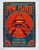 2020 David Byrd Pink Floyd Fillmore East 50 Year Anniversary Commemorative LE Signed Byrd Poster Mint 91