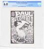 1966 FD-3 Paul Butterfield Blues Band Quicksilver Messenger Service Fillmore Auditorium Handbill CGC 6.0