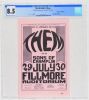 1966 BG-20 Them Van Morrison Fillmore Auditorium Handbill CGC 8.5