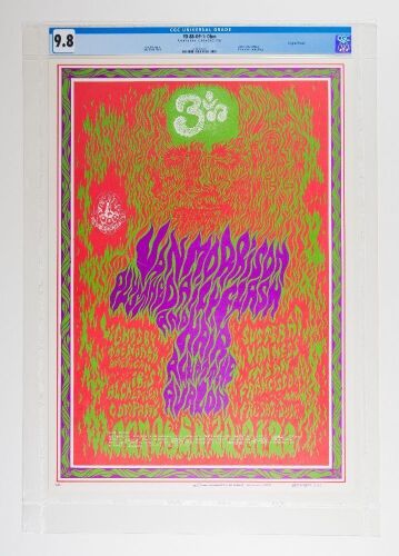 1967 FD-88 Van Morrison Avalon Ballroom Poster CGC 9.8