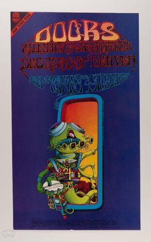 1967 FD-D18 The Doors 1601 W Evans Street Denver RP3 Poster Excellent 75