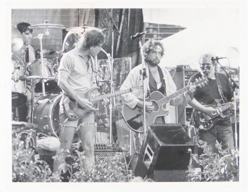 1987 Grateful Dead Bob Dylan Eugene Oregon Photograph Extra Fine 67