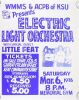 1976 Electric Light Orchestra Little Feat Kent State Memorial Gym Poster Near Mint 83