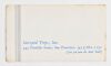 1966 Julius Karpen Intrepid Trips Can You Pass The Acid Test Original Business Card Excellent 75