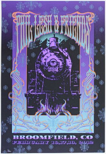 2012 Phil Lesh & Friends Broomfield Colorado LE Poster Near Mint 81