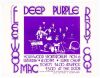 1971 Fleetwood Mac Deep Purple Hollywood Sportatorium Handbill Near Mint 89