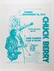 1973 Chuck Berry The Palace Theater Albany Poster Near Mint 81