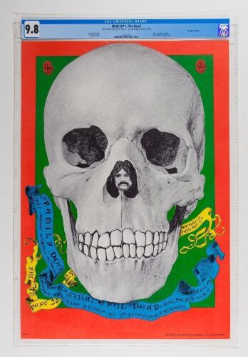 1967 FD-82 Grateful Dead 1601 W Evans Street Denver Poster CGC 9.8