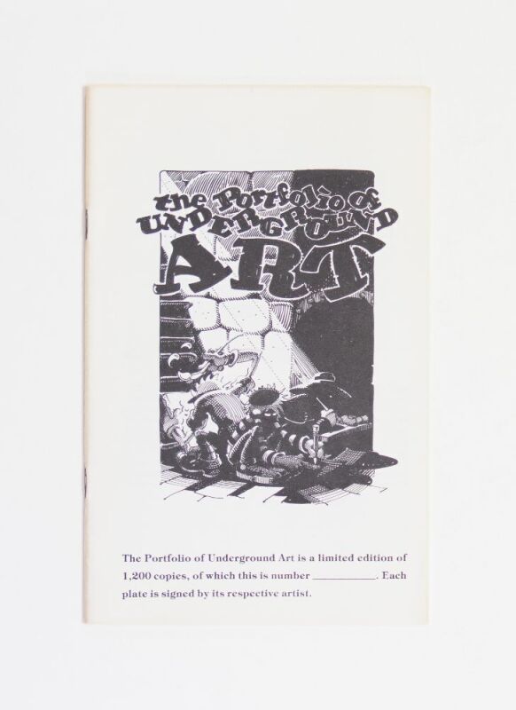 1980 Rick Griffin R. Crumb The Portfolio of Underground Art LE Booklet Excellent 79