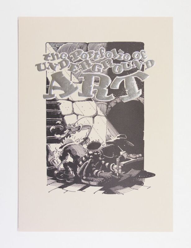 1980 Rick Griffin Portfolio of Underground Art Embossed Print Mint 91