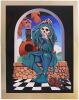 1995 Mouse Studios Grateful Dead Jester Embossed Stamp AE Poster Near Mint 85