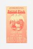 1970 Frijid Pink Rationals The Wizard's Eardrum Michigan Handbill Excellent 79