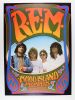 1986 PCL-3 Rick Griffin Randy Tuten R.E.M. Mudd Island Amphitheater Memphis Poster Near Mint 81