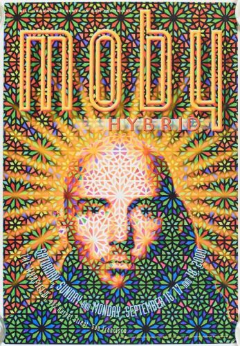 2000 Moby The Warfield Theater Poster Excellent 79