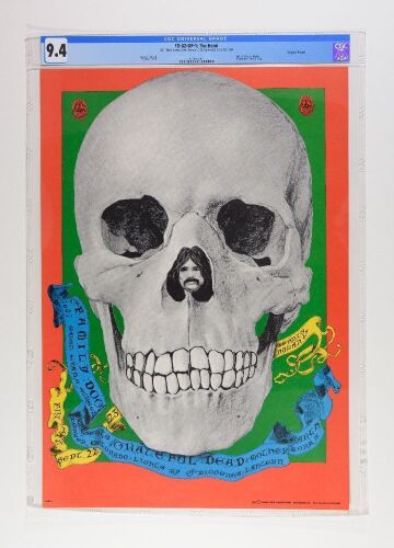 1967 FD-82 Grateful Dead 1601 W Evans Street Denver Poster CGC 9.4