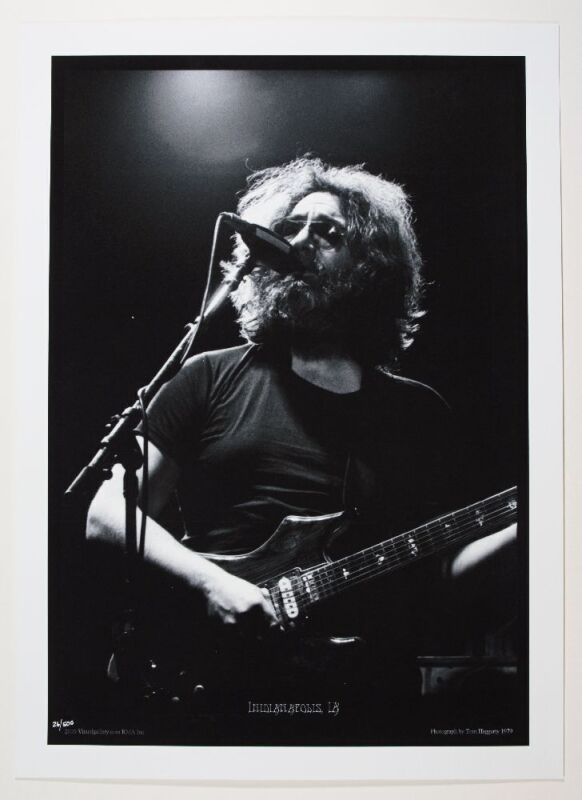 2010 Jerry Garcia Indianapolis Commemorative LE Print Poster Mint 91