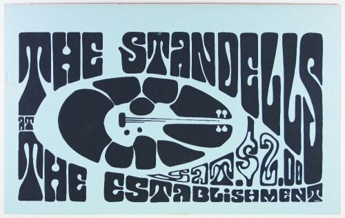 1966 The Standells The Establishment San Luis Obispo Poster Mounted