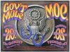 2001 Gov't Mule Moe The Catalyst Santa Cruz Poster Mint 93