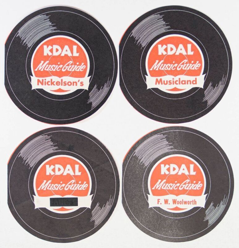 Lot of 4 KDAL Radio Music Surveys Near Mint 81