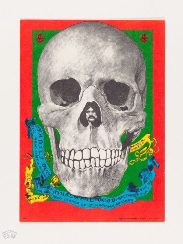 1967 FD-82 Grateful Dead 1601 W Evans Street Denver Postcard Near Mint 87