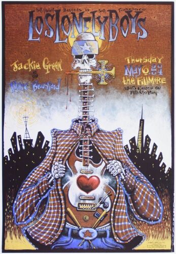 2004 NF-617 Los Lonely Boys The Fillmore Poster Excellent 73