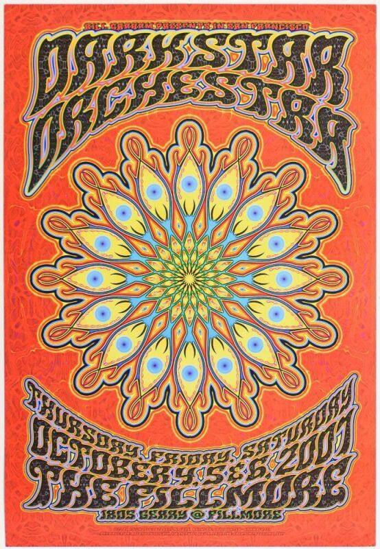 2007 NF-894 Darkstar Orchestra The Fillmore Poster Mint 91